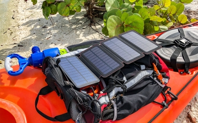 QuadraPro Solar Charger & Power Bank