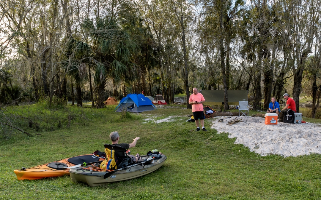 Camping by Kayak, Bike, Paddle Board or Backpack