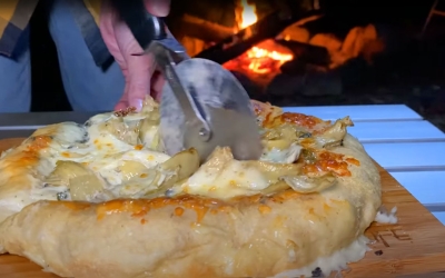Campfire Pizza From Scratch