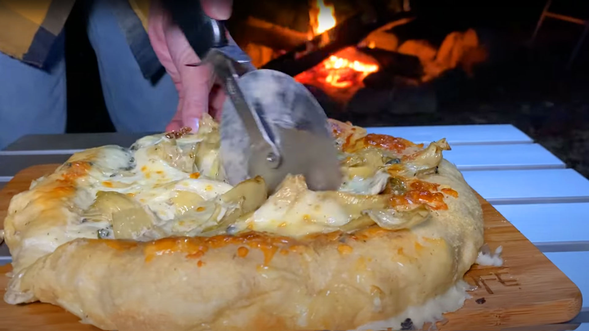 Campfire Pizza From Scratch