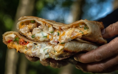 Campfire Chicken Cheese Burrito