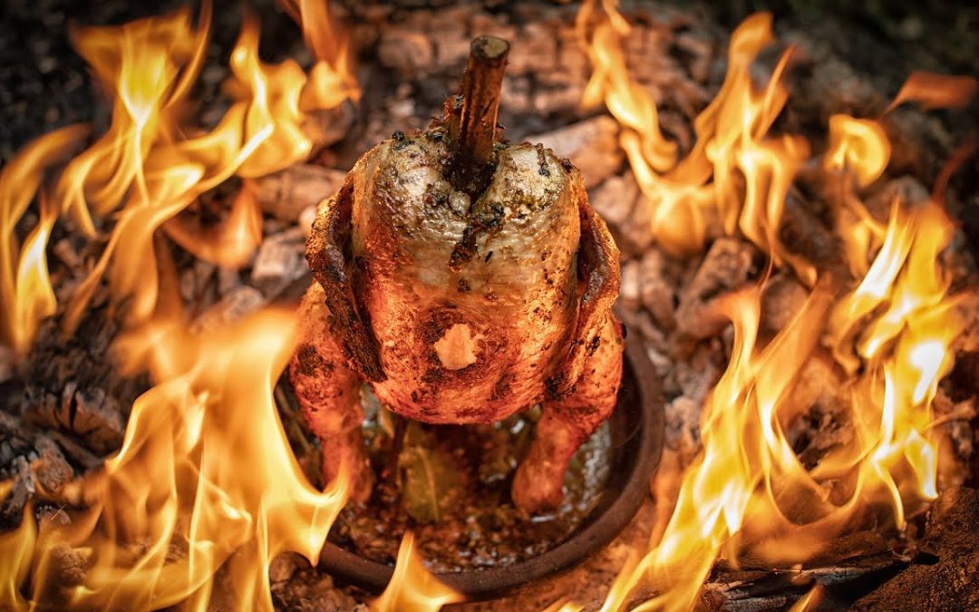 Chicken Under a Bucket