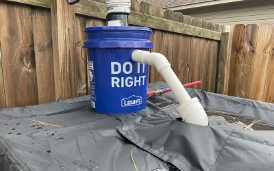Simple First-Flush for Off-Grid Rainwater Collecting