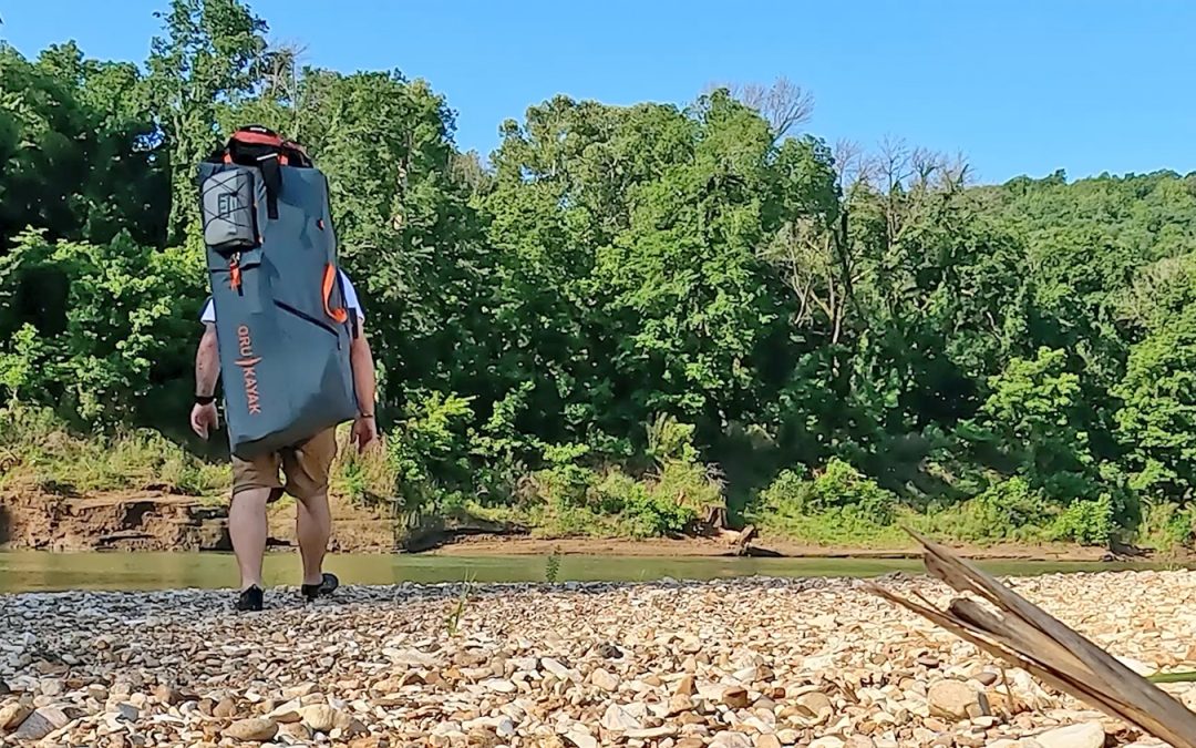 Paddling the Saline River Ina Oru Kayak
