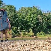 Paddling the Saline River Ina Oru Kayak
