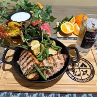 Orange Bacon Glazed Pork Tenderloin